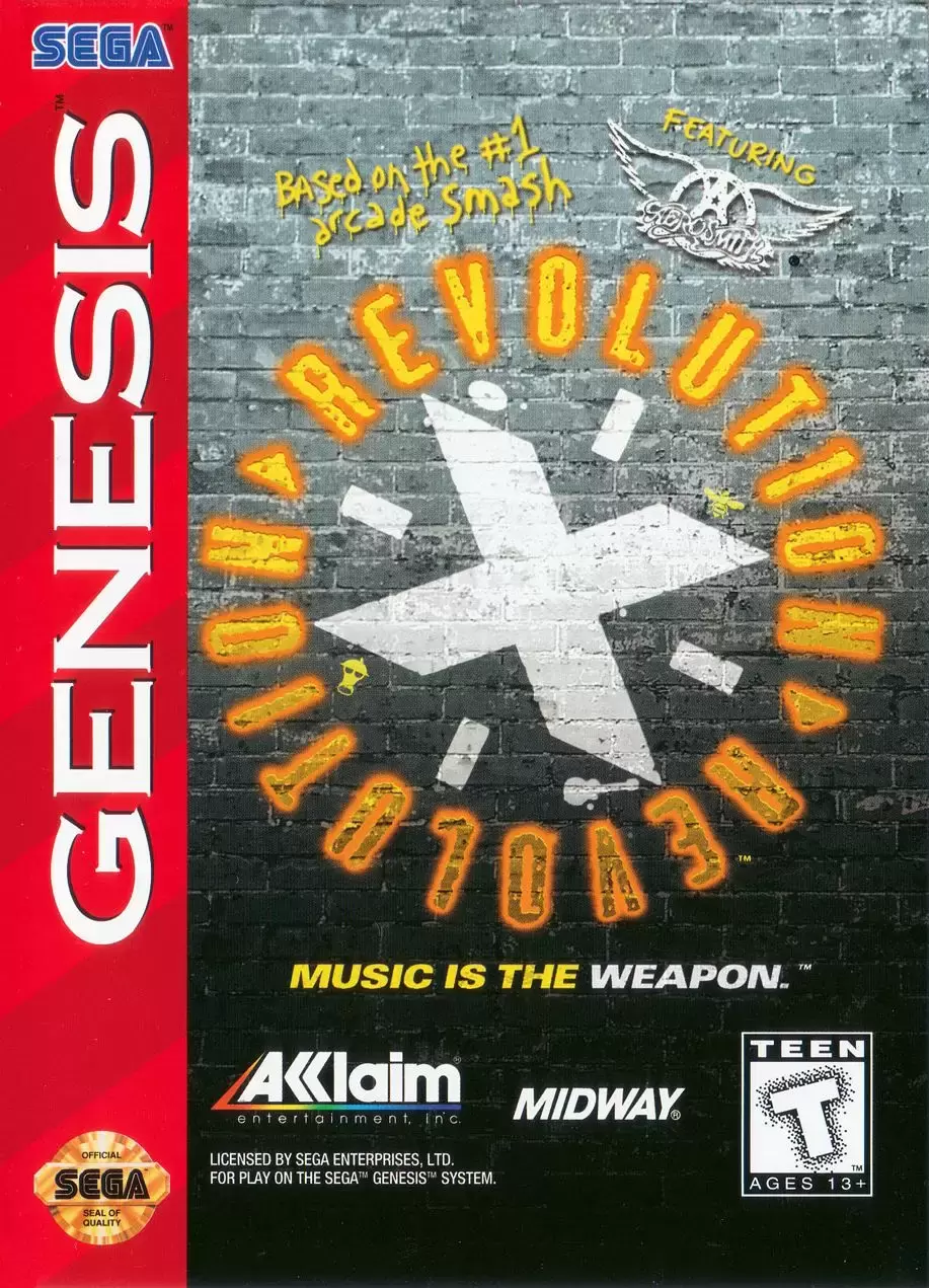 US - Sega Genesis Games - Revolution X
