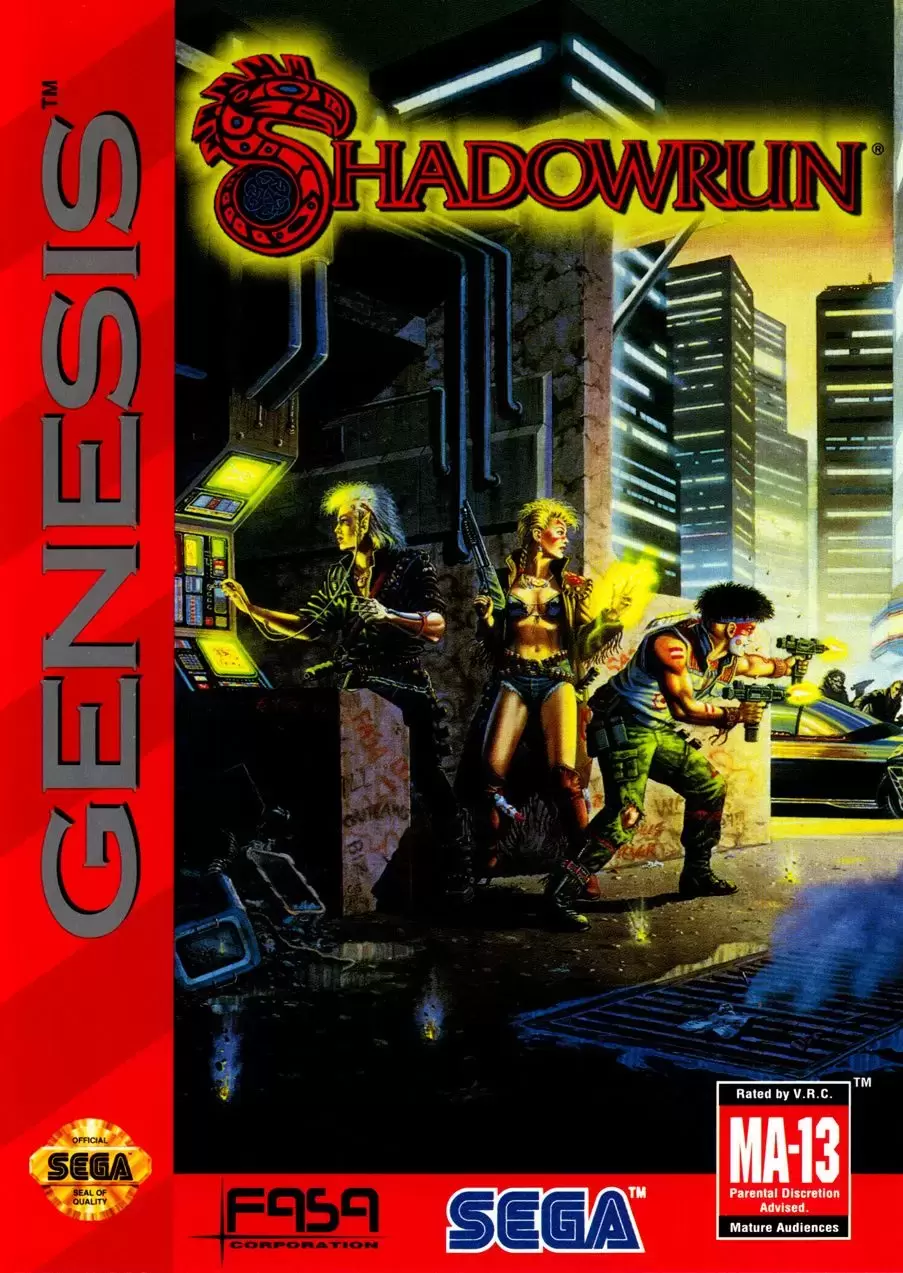 US - Jeux SEGA Genesis - Shadowrun