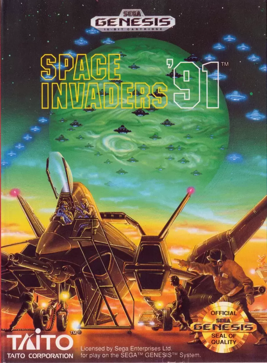 US - Sega Genesis Games - Space Invaders \'91