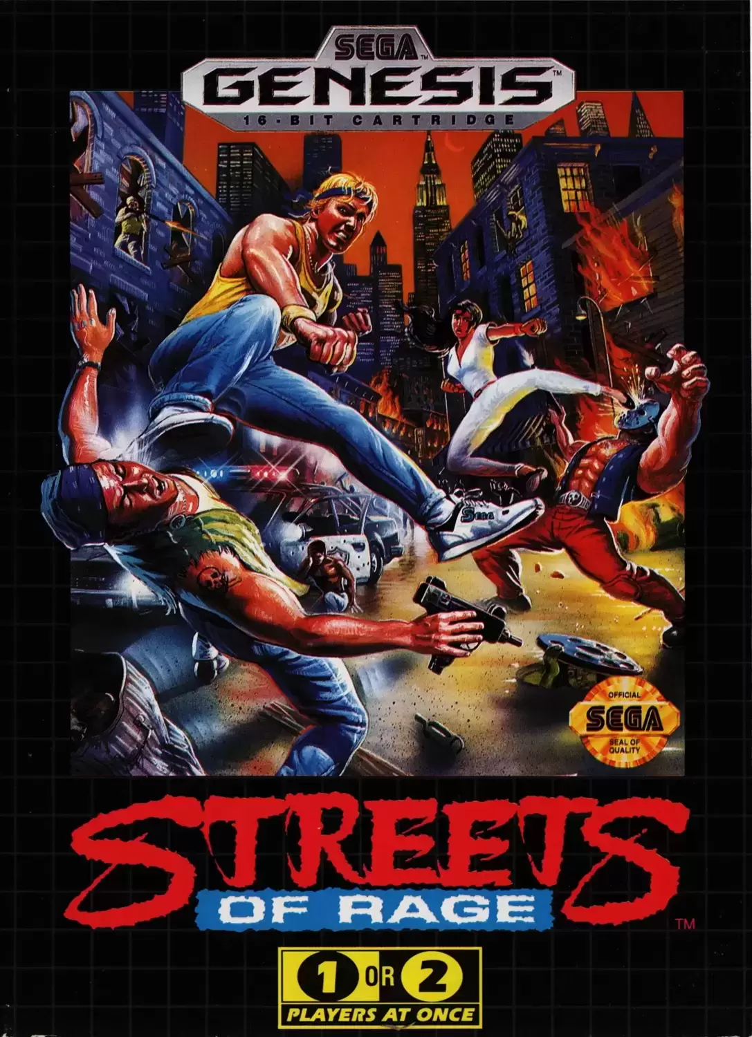 US - Sega Genesis Games - Streets of Rage