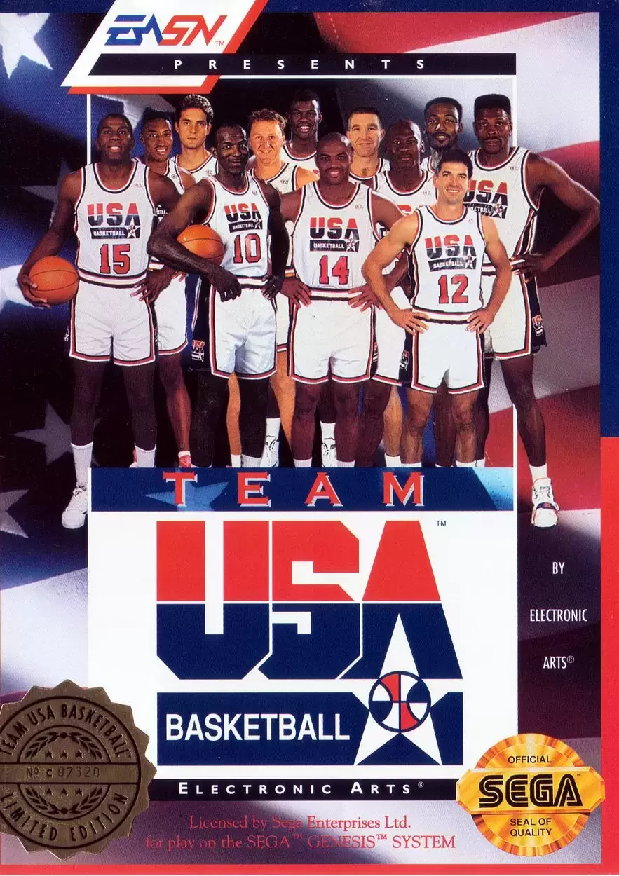 US - Sega Genesis Games - Team USA Basketball