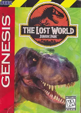 US - Sega Genesis Games - The Lost World: Jurassic Park