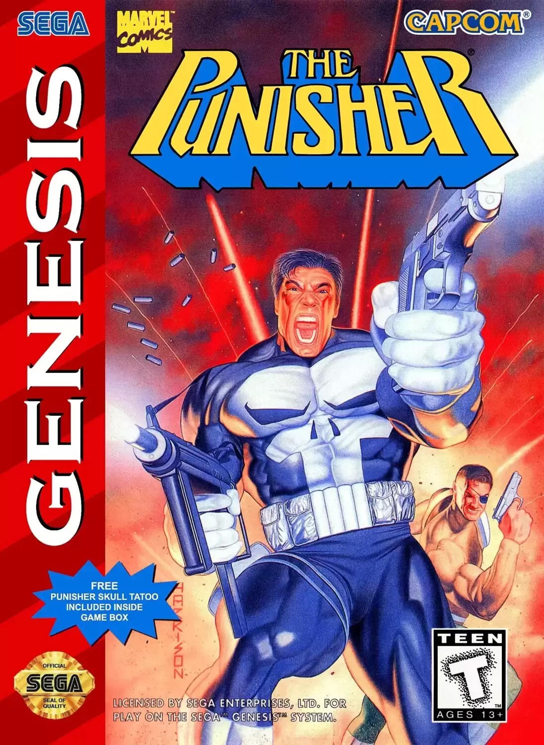 US - Sega Genesis Games - The Punisher