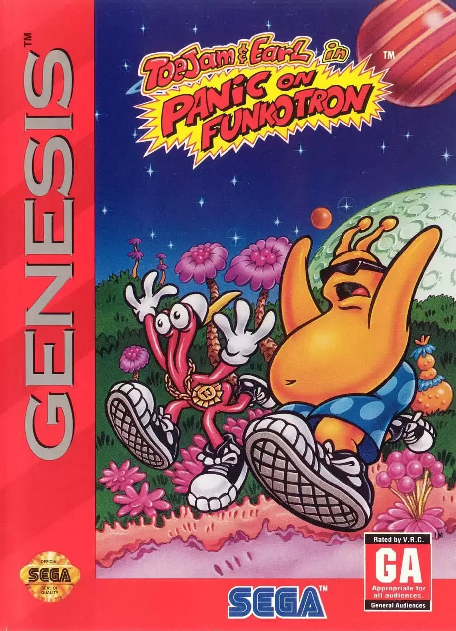 US - Jeux SEGA Genesis - ToeJam & Earl in Panic on Funkotron
