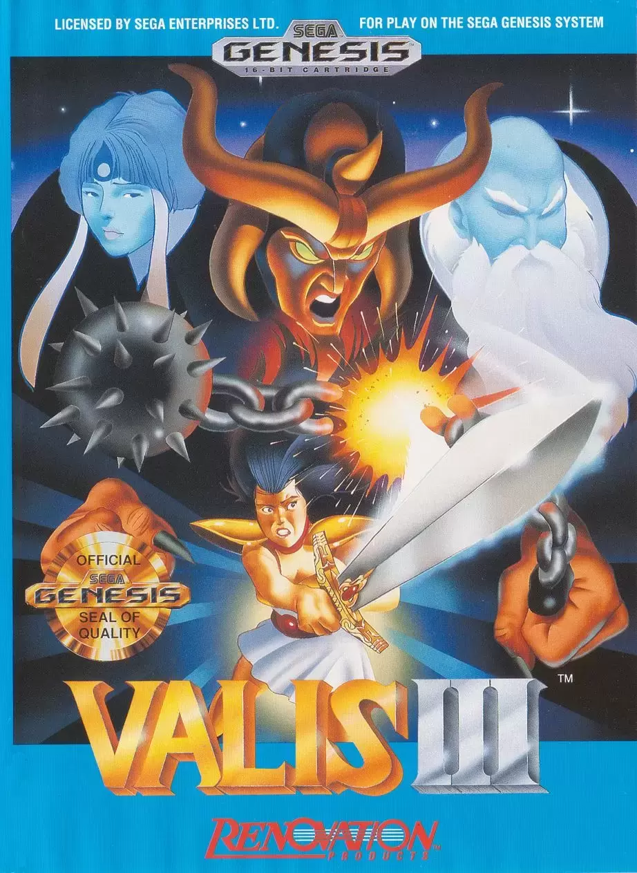 US - Sega Genesis Games - Valis III