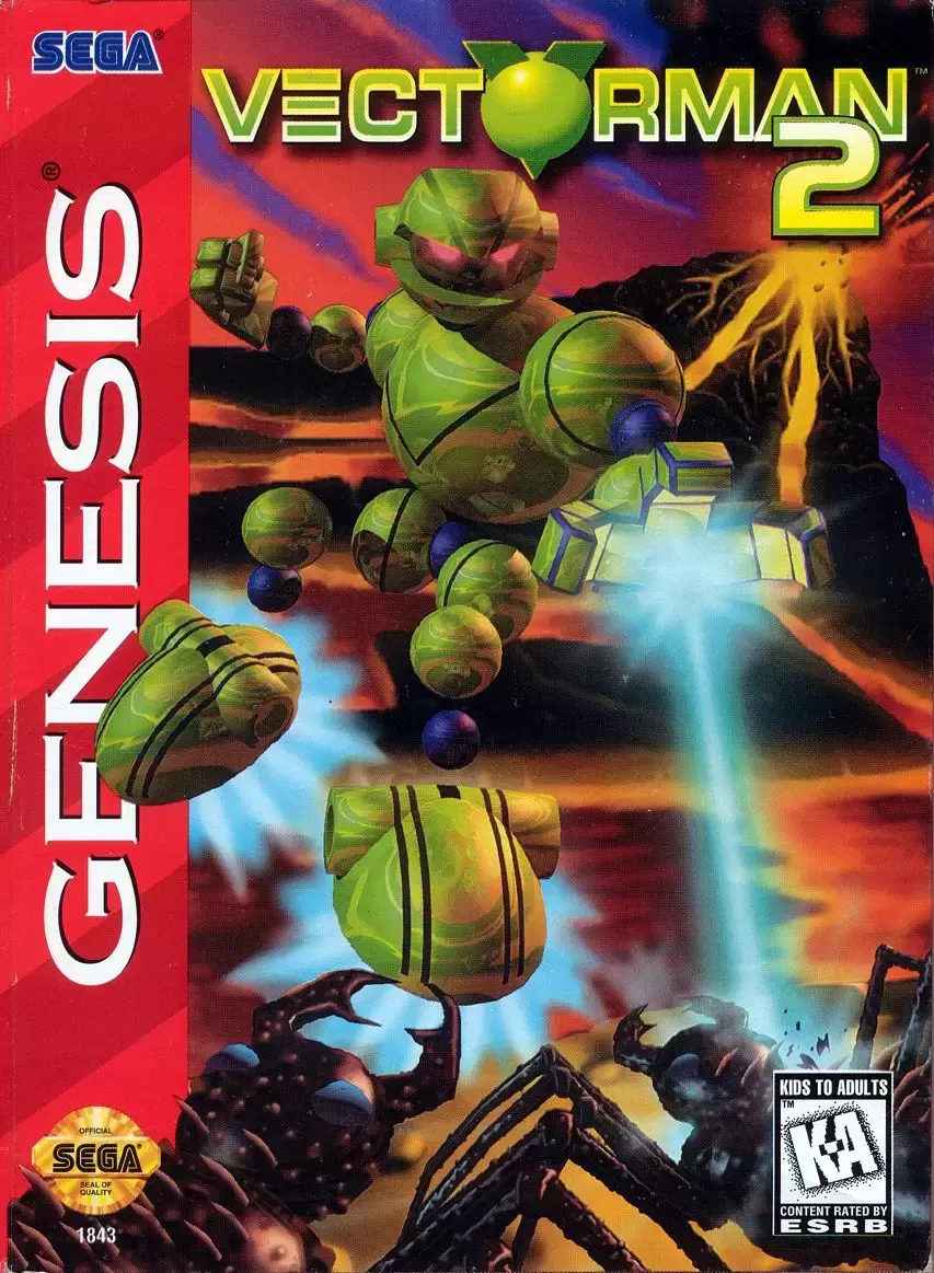 US - Sega Genesis Games - Vectorman 2
