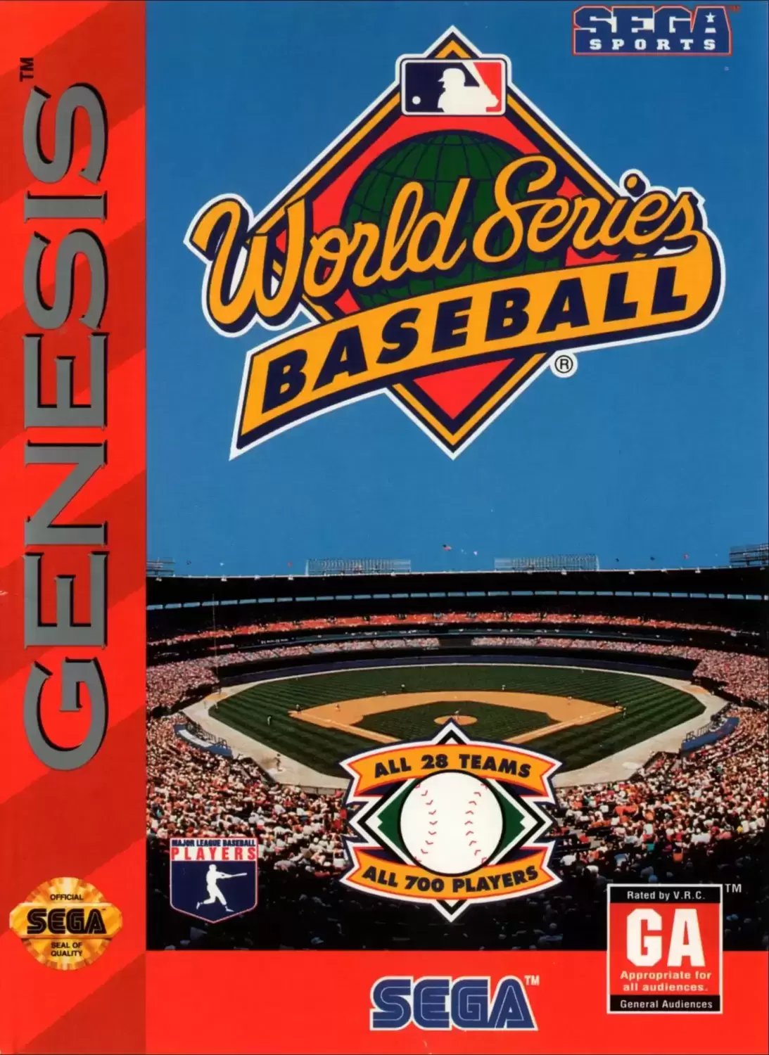 US - Sega Genesis Games - World Series Baseball