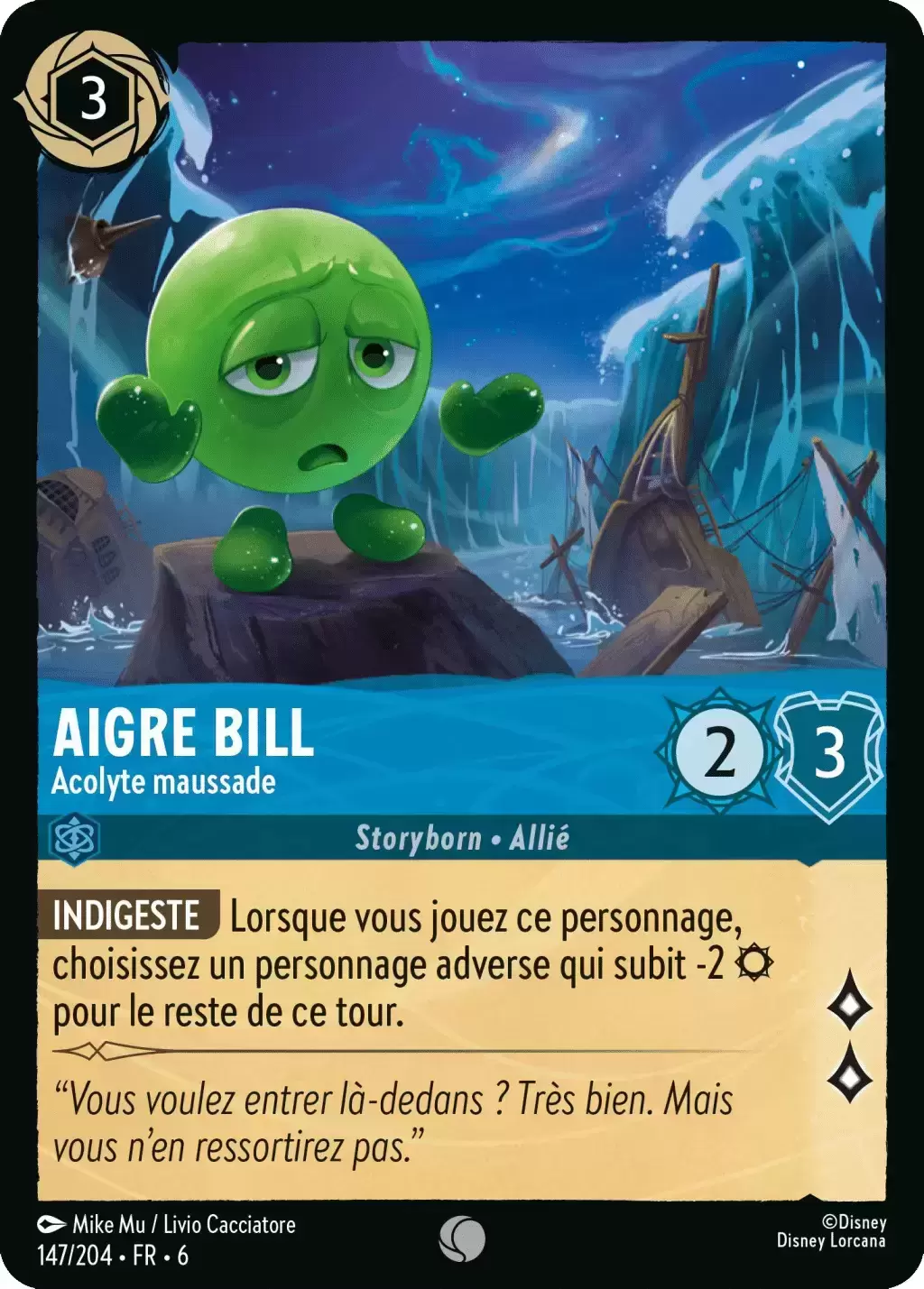 La Mer Azurite - Chapitre 6 - Aigre Bill, Acolyte maussade