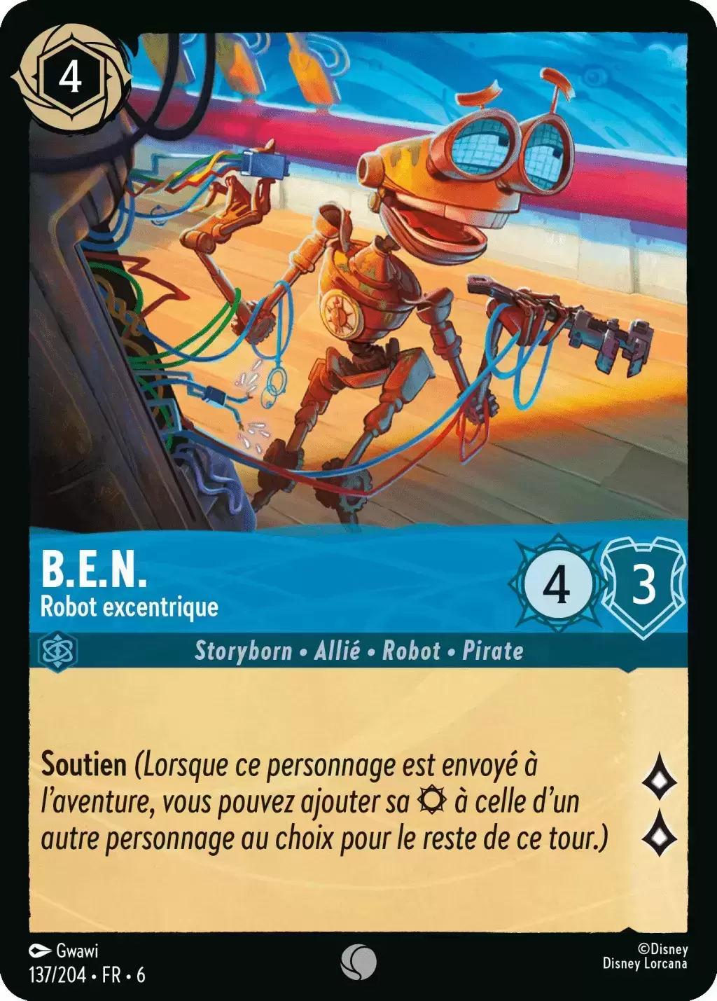 La Mer Azurite - Chapitre 6 - B.E.N, Robot excentrique