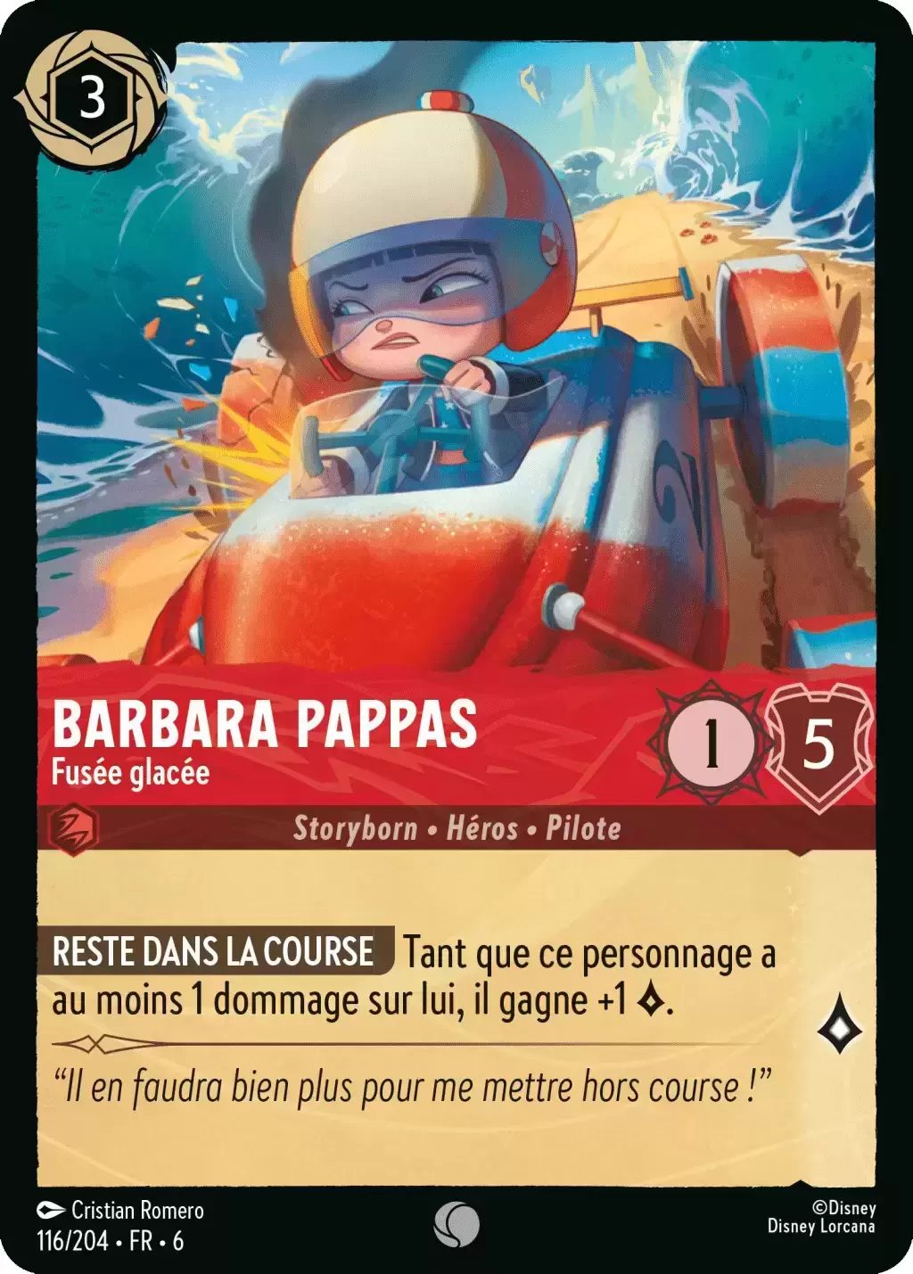 La Mer Azurite - Chapitre 6 - Barbara Pappas, Fusée glacée