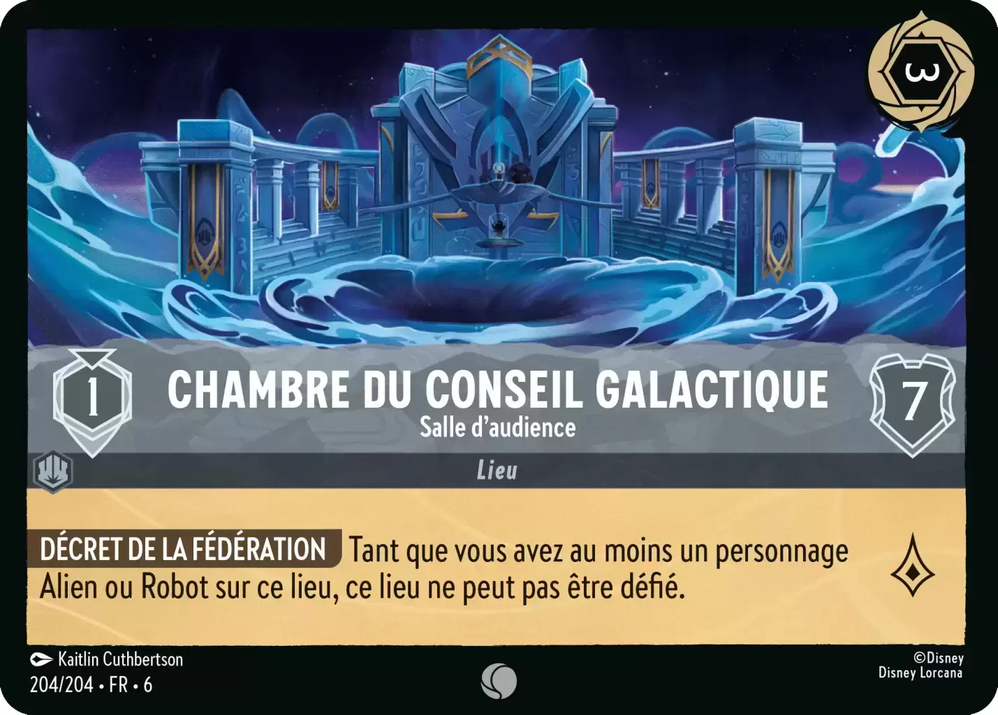 La Mer Azurite - Chapitre 6 - Chambre du Conseil Galactique