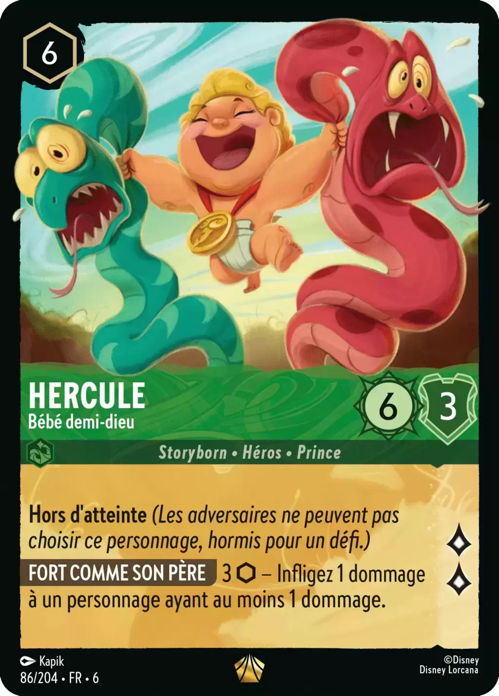 La Mer Azurite - Chapitre 6 - Hercule, Bébé demi-dieu