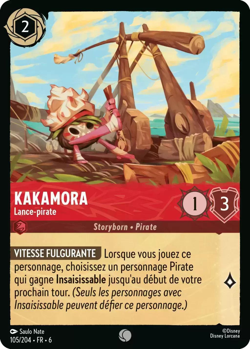 La Mer Azurite - Chapitre 6 - Kakamora, Lance-pirate