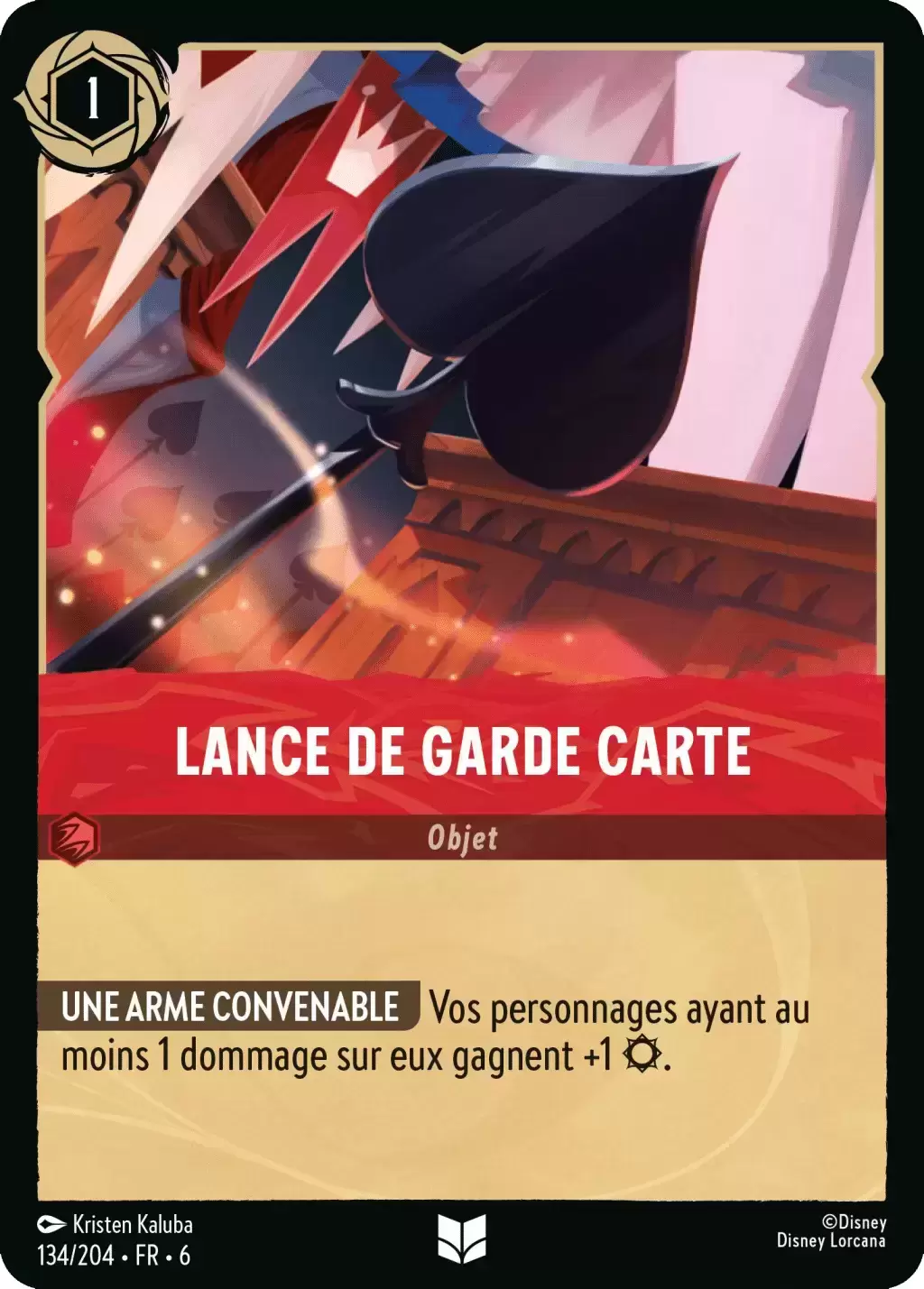 La Mer Azurite - Chapitre 6 - Lance de Garde Carte
