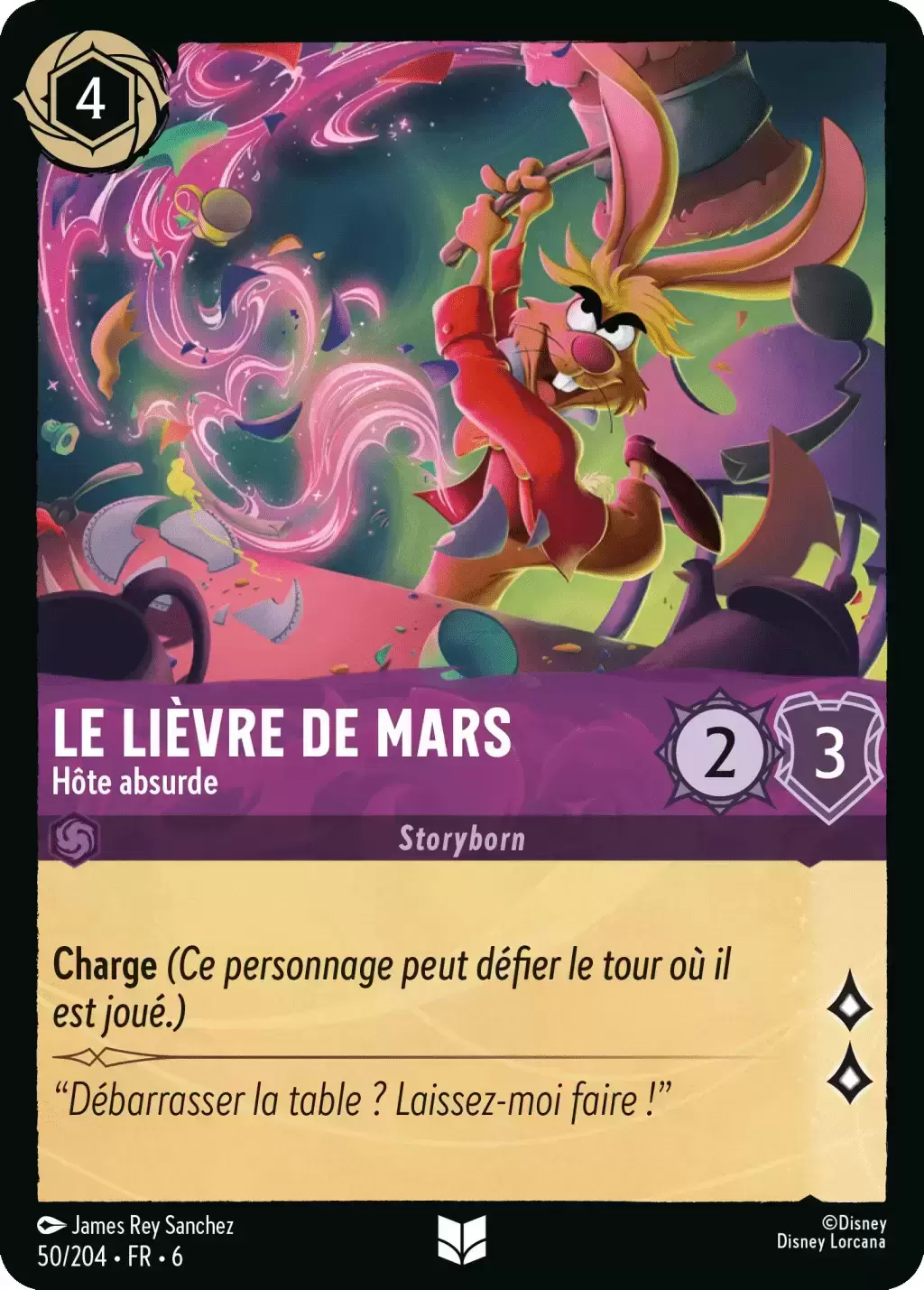 La Mer Azurite - Chapitre 6 - Le Lièvre de Mars, Hôte absurde