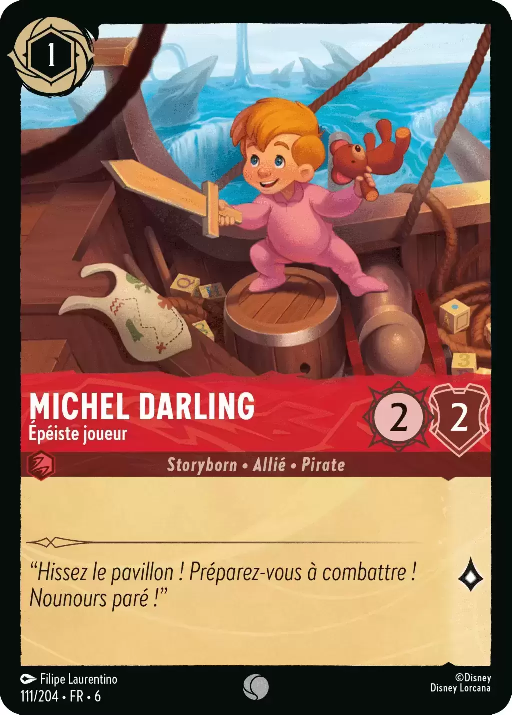 La Mer Azurite - Chapitre 6 - Michel Darling, Épéiste joueur