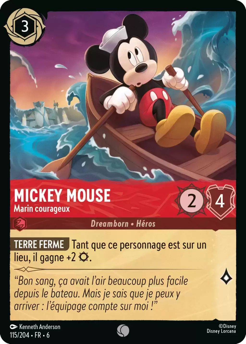 La Mer Azurite - Chapitre 6 - Mickey Mouse, Marin courageux