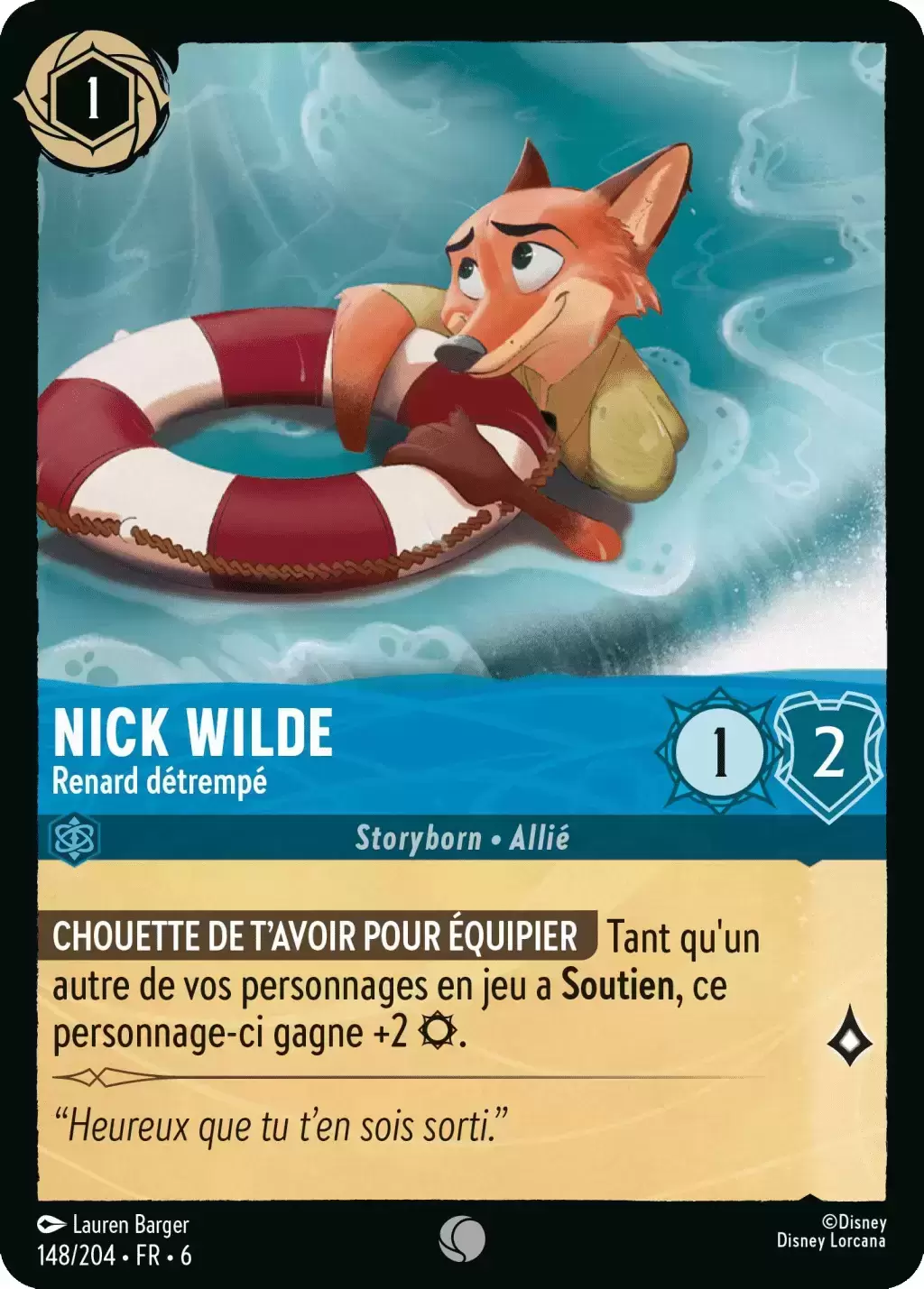 La Mer Azurite - Chapitre 6 - Nick Wilde, Renard détrempé