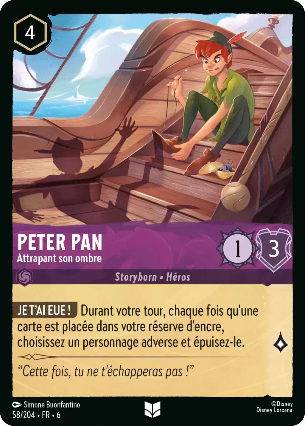 La Mer Azurite - Chapitre 6 - Peter Pan, Attrapant son ombre