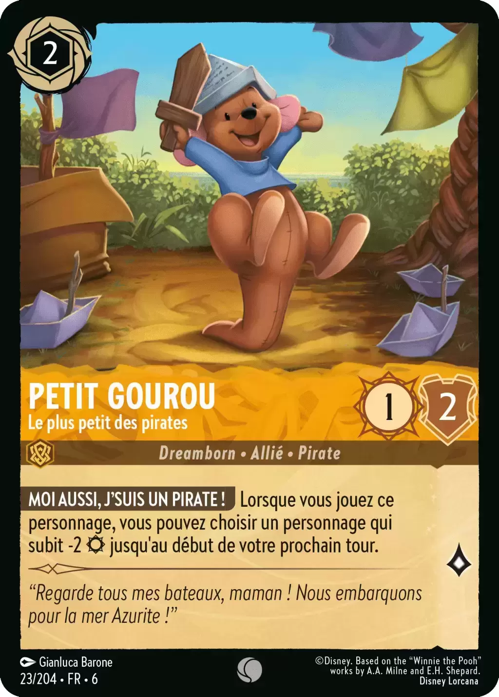 La Mer Azurite - Chapitre 6 - Petit Gourou, Le plus petit des pirates