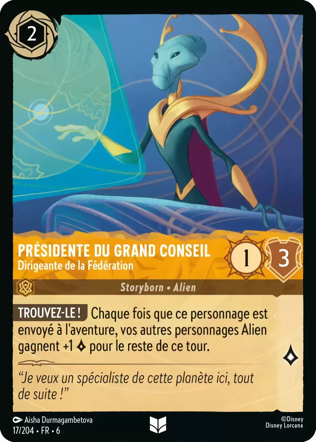 La Mer Azurite - Chapitre 6 - Présidente du Grand Conseil, Dirigeante de la Fédération