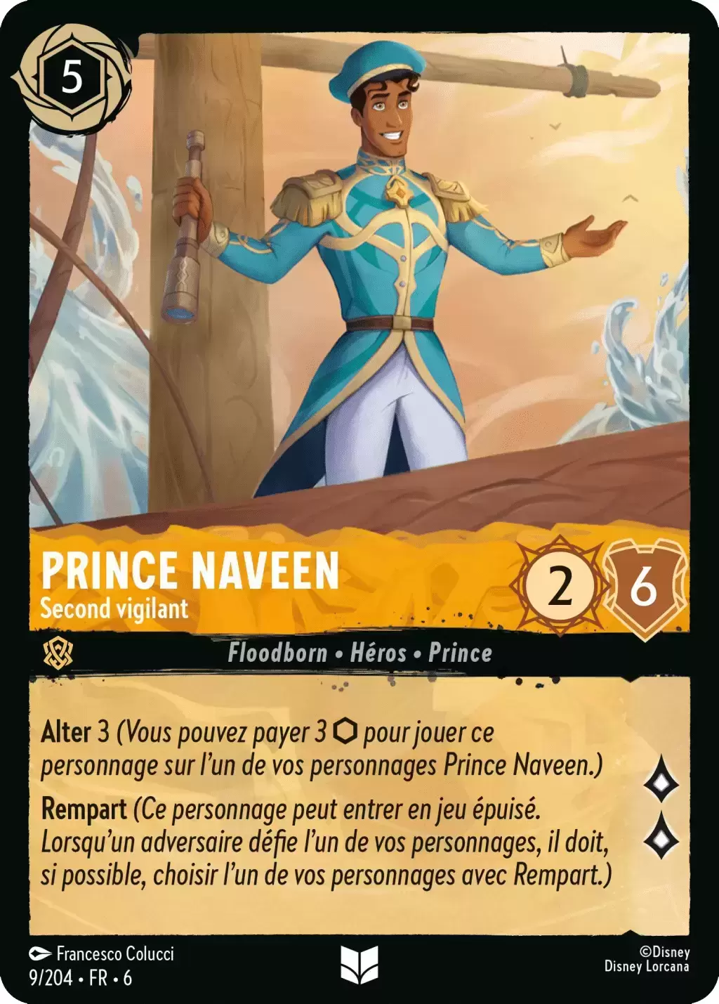 La Mer Azurite - Chapitre 6 - Prince Naveen, Second vigilant