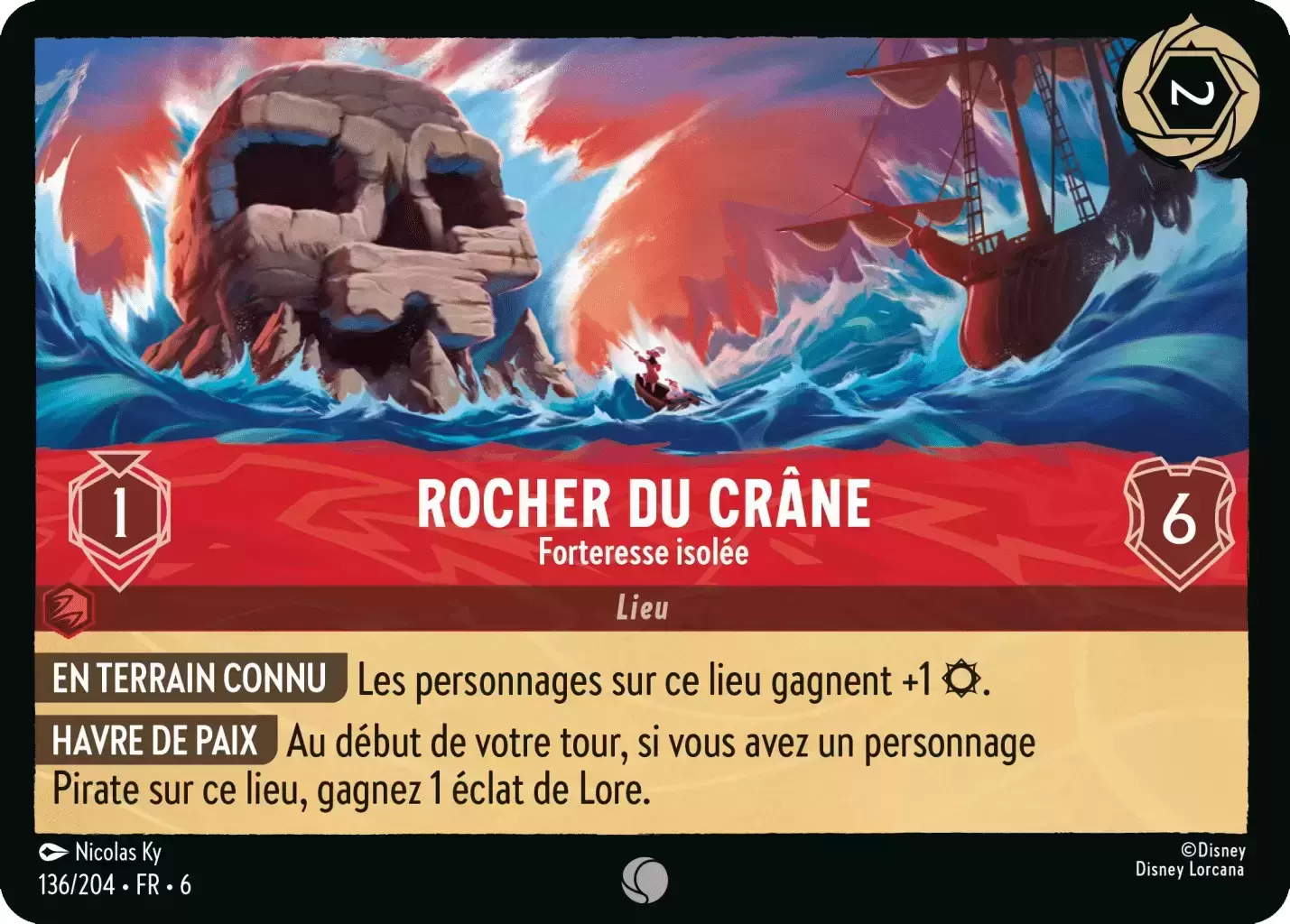La Mer Azurite - Chapitre 6 - Rocher du crâne, Forteresse isolée