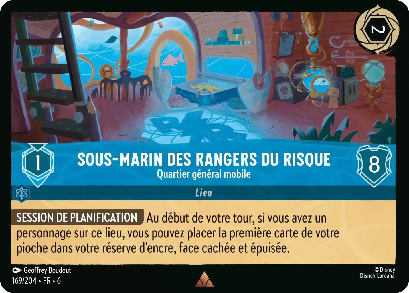 La Mer Azurite - Chapitre 6 - Sous-marin des Rangers du risque, Quartier général mobile