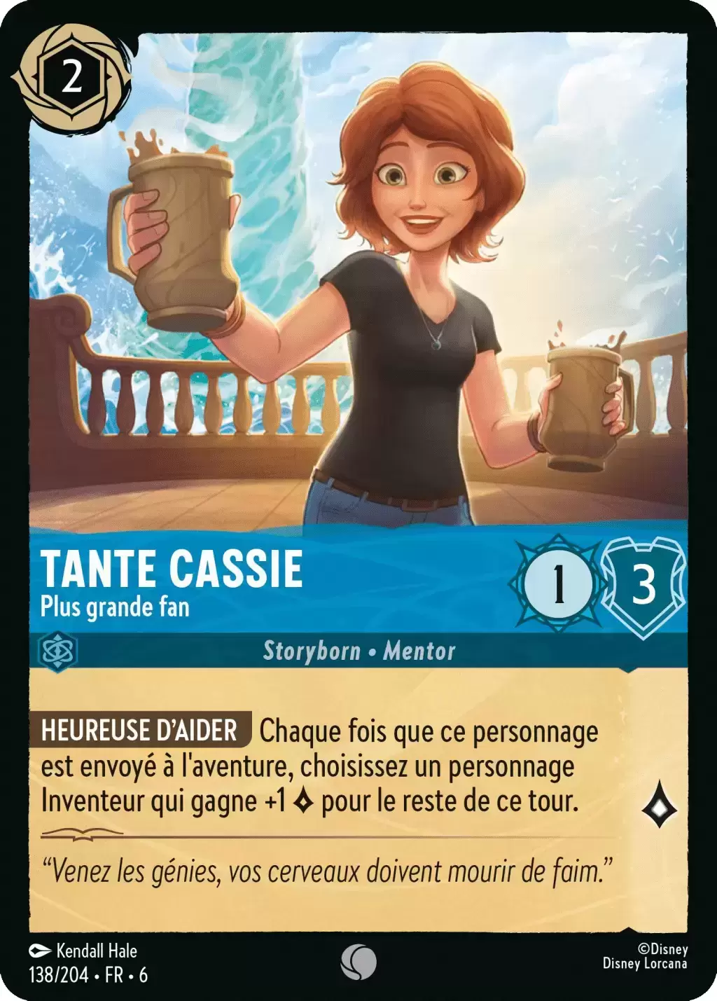 La Mer Azurite - Chapitre 6 - Tante Cassie, Plus grande fan