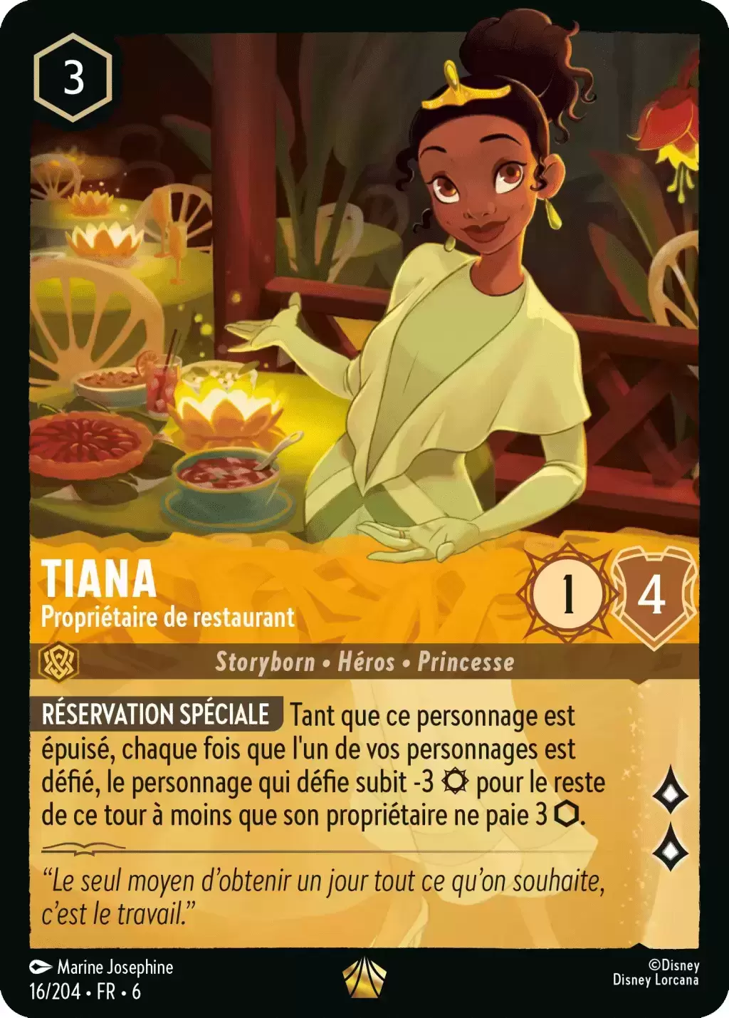 La Mer Azurite - Chapitre 6 - Tiana, propriétaire de restaurant