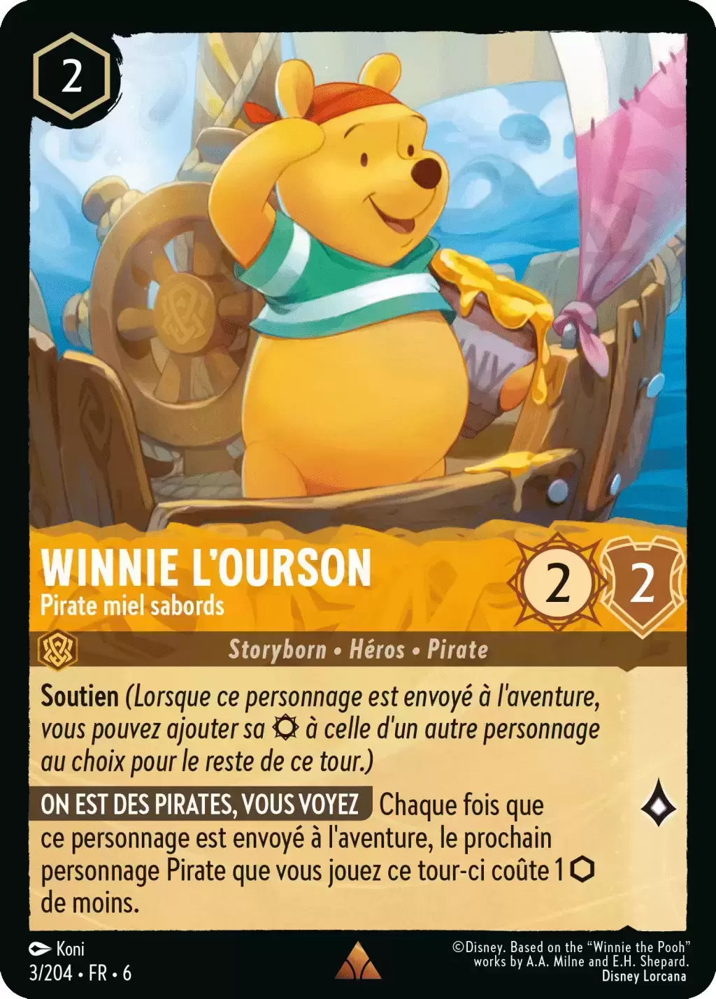 La Mer Azurite - Chapitre 6 - Winnie l\'Ourson, Pirate miel sabords