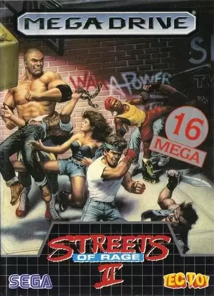 BRA - Brazilian Mega Drive Games - Streets of Rage 2