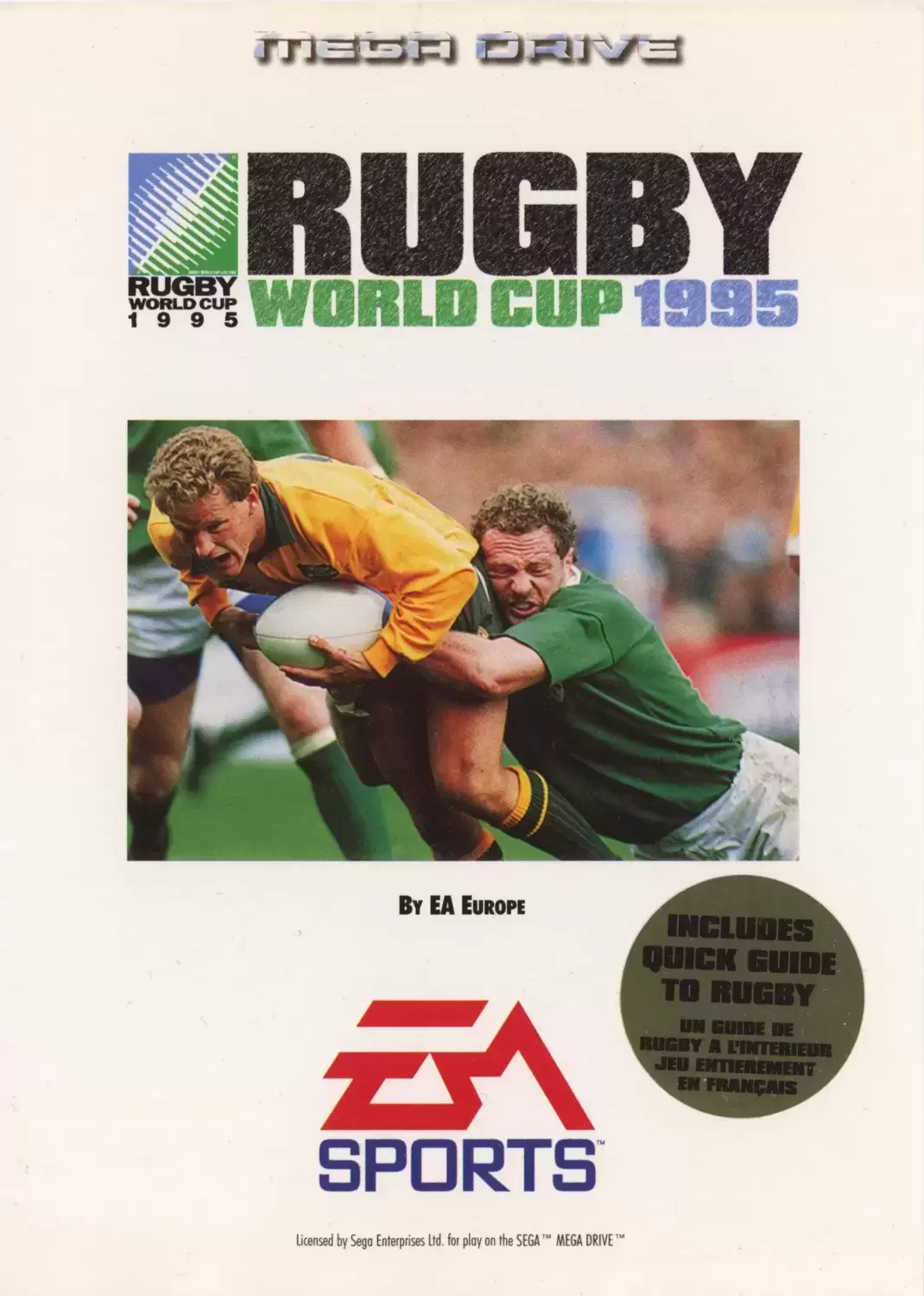 EUR - Jeux Mega Drive Européens - Rugby World Cup 1995