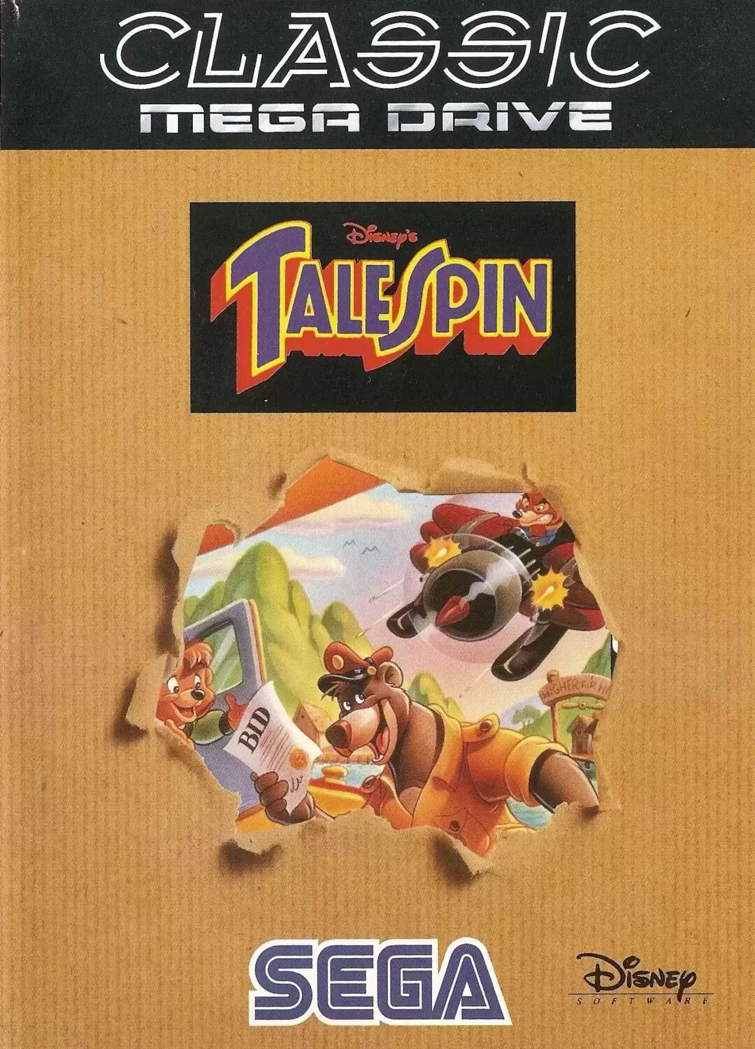 EUR - European Mega Drive Games - Talespin