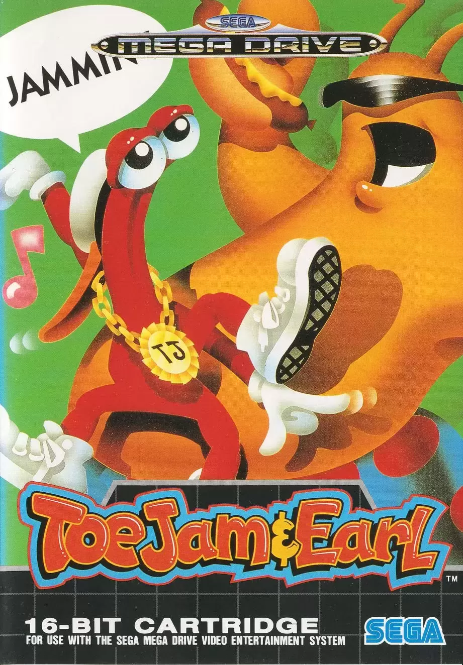 EUR - European Mega Drive Games - Toe Jam & Earl