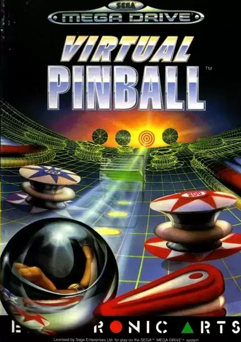 EUR - Jeux Mega Drive Européens - Virtual Pinball
