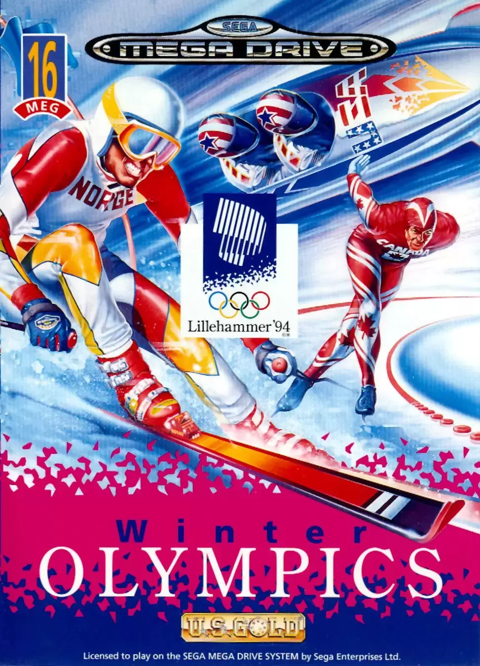 EUR - Jeux Mega Drive Européens - Winter Olympics