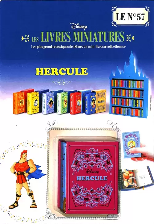 Les Livres Miniatures Disney - La Collection Hachette - Hercule