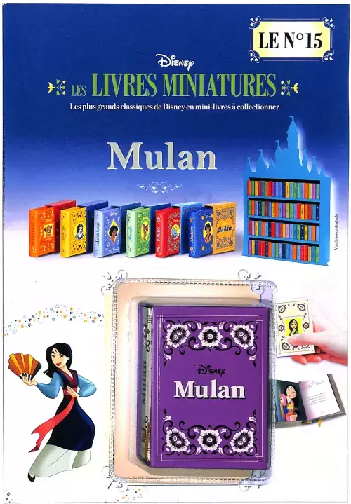 Les Livres Miniatures Disney - La Collection Hachette - Mulan