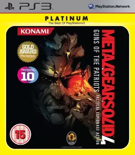 Jeux PS3 - Metal Gear Solid 4 : Guns Of The Patriots - Platinum
