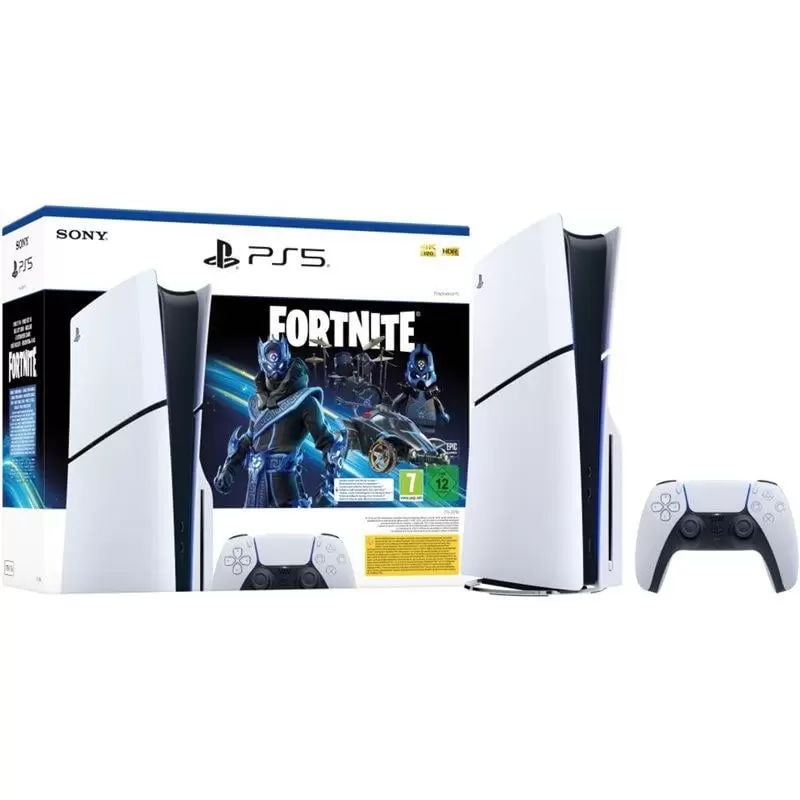 Matériel PS5 - Pack Console PS5 Slim - Fortnite Cobalt Star