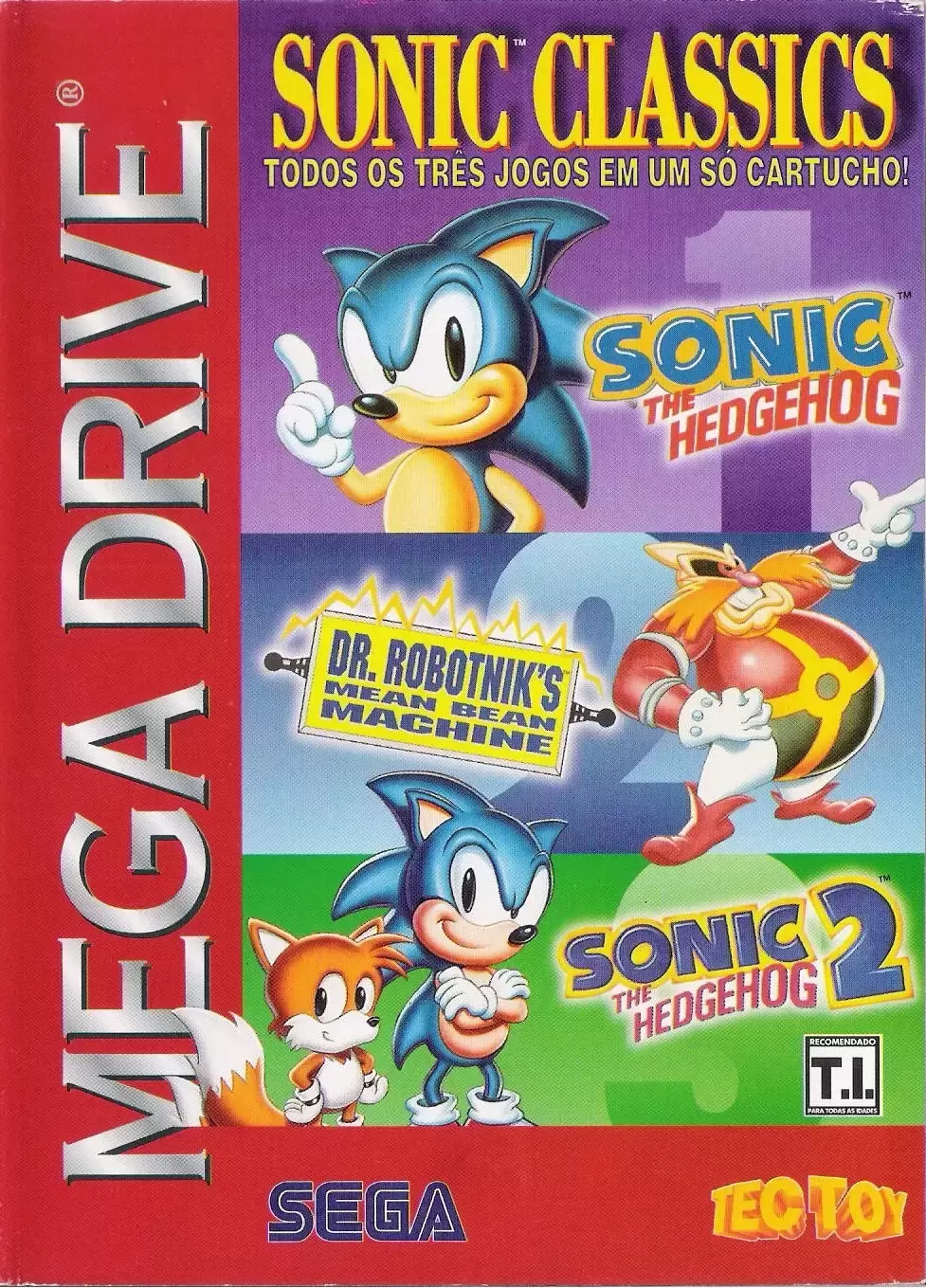 BRA - Brazilian Mega Drive Games - Sonic Classics