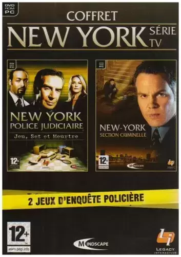 Jeux PC - Coffret : New York Section Criminelle / New York Police Judiciaire