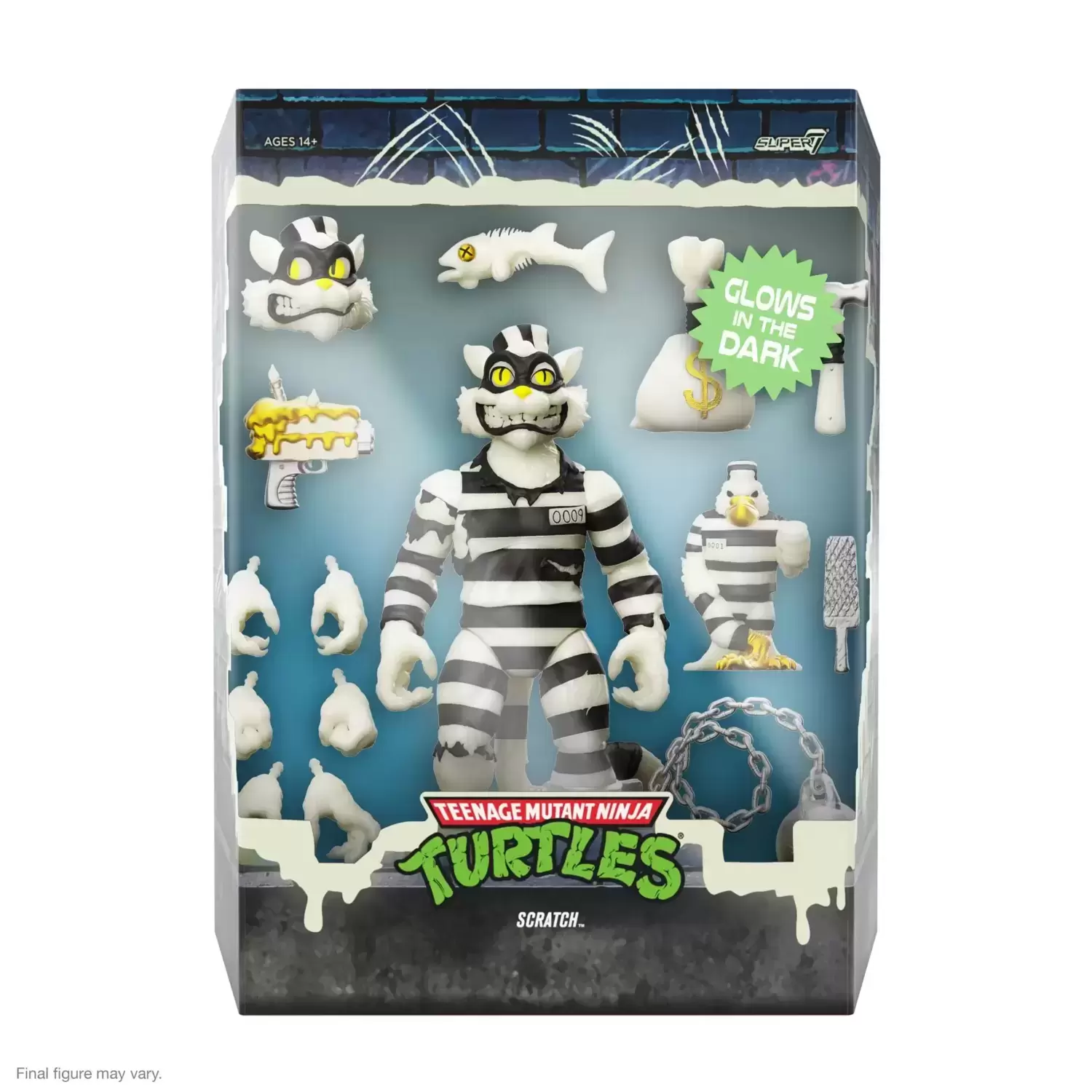 Super7 - ULTIMATES! - Teenage Mutant Ninja Turtles - Scratch Cat (Glow)