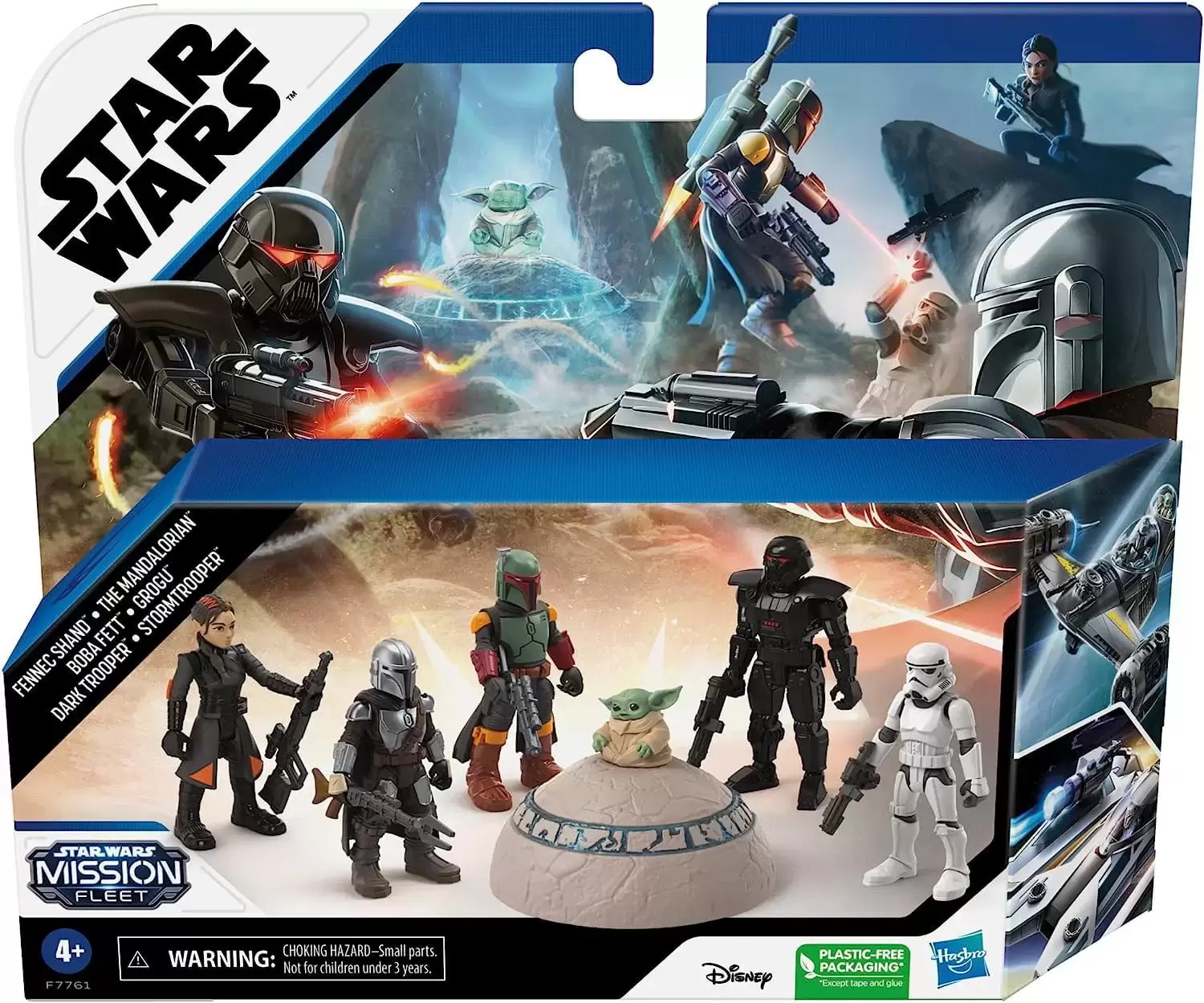 Mission Fleet - Fennec Shand, The Mandalorian, Boba Fett, Grogu, Dark Trooper & Stormtrooper