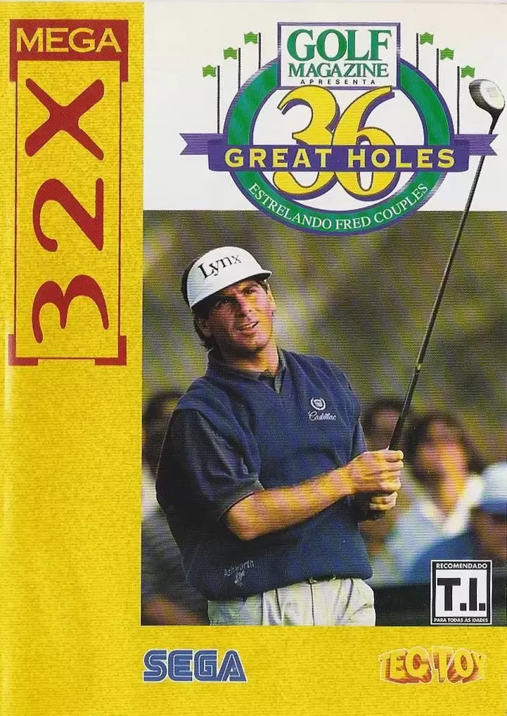 BRA - Jeux Mega Drive 32X Brésiliens - Golf Magazine Presents 36 Great Holes Starring Fred Couples