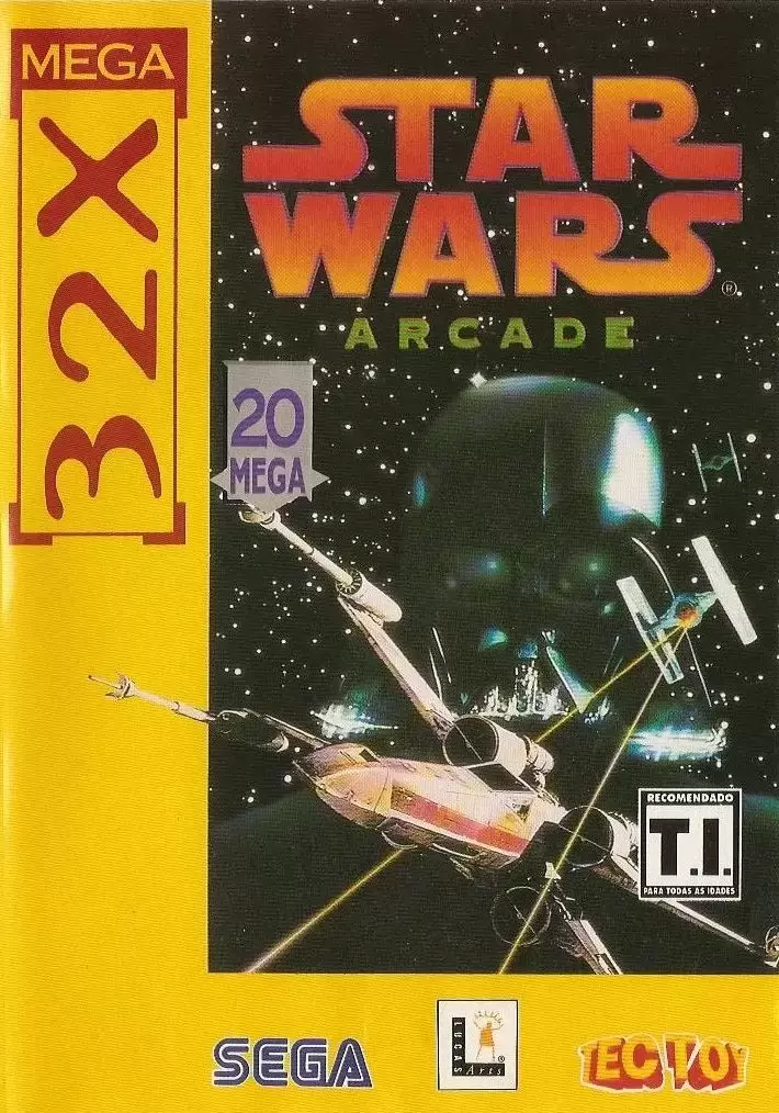 BRA - Jeux Mega Drive 32X Brésiliens - Star Wars Arcade