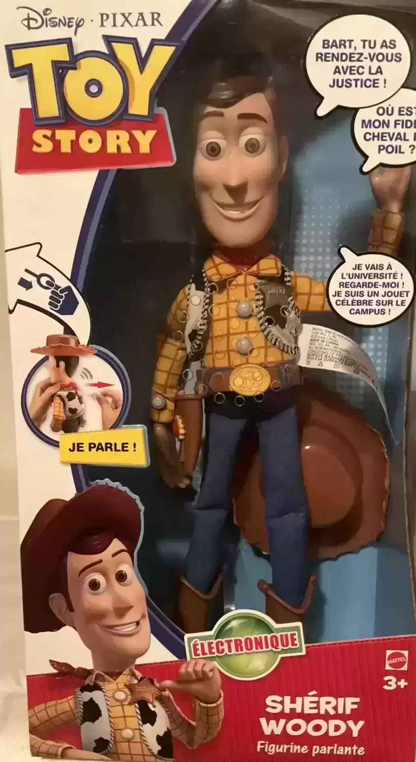 Pixar - Shérif Hoody - Figurine parlante