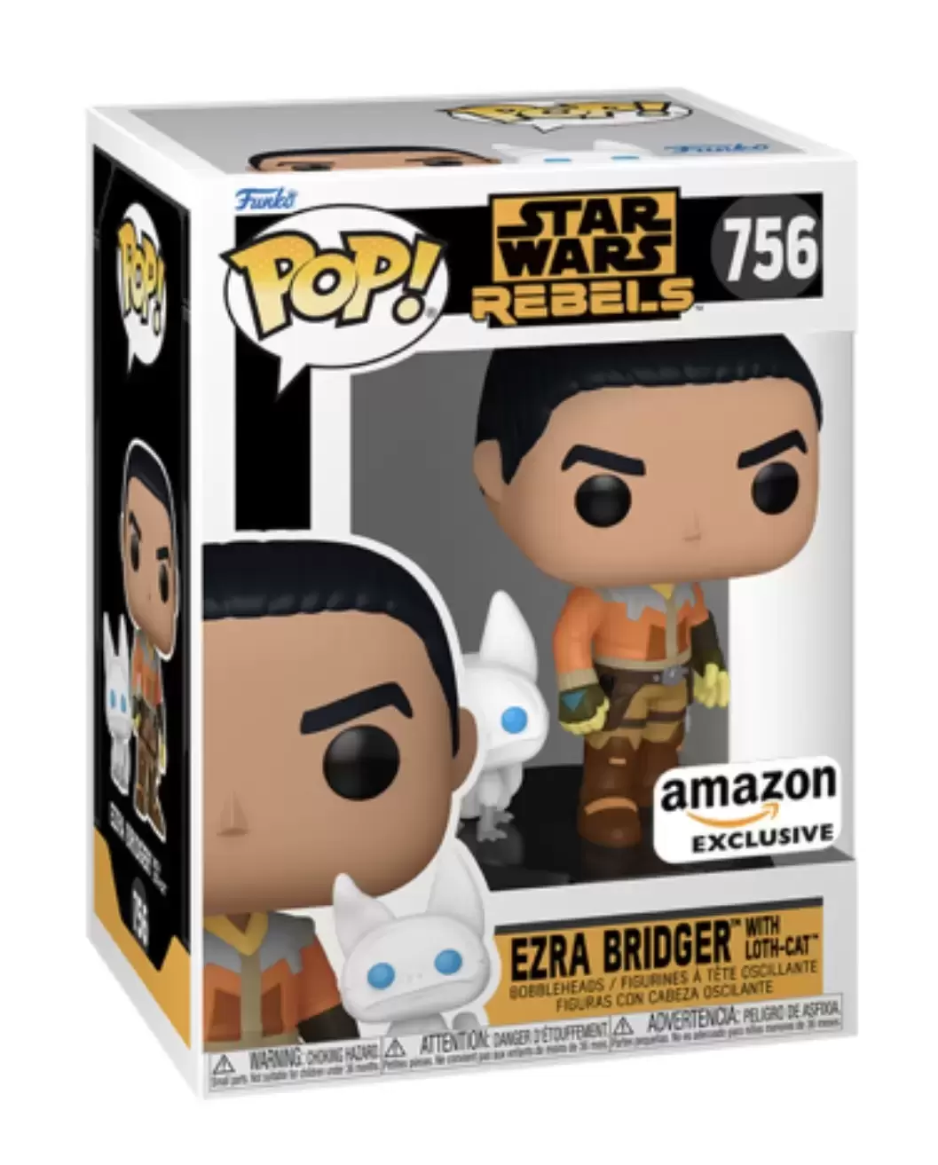 POP! Star Wars - Ezra Bridger With Loth-Cat