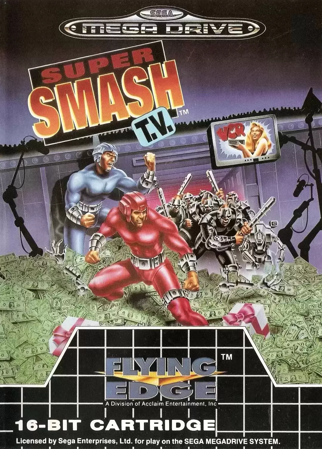 EUR - European Mega Drive Games - Super Smash T.V.